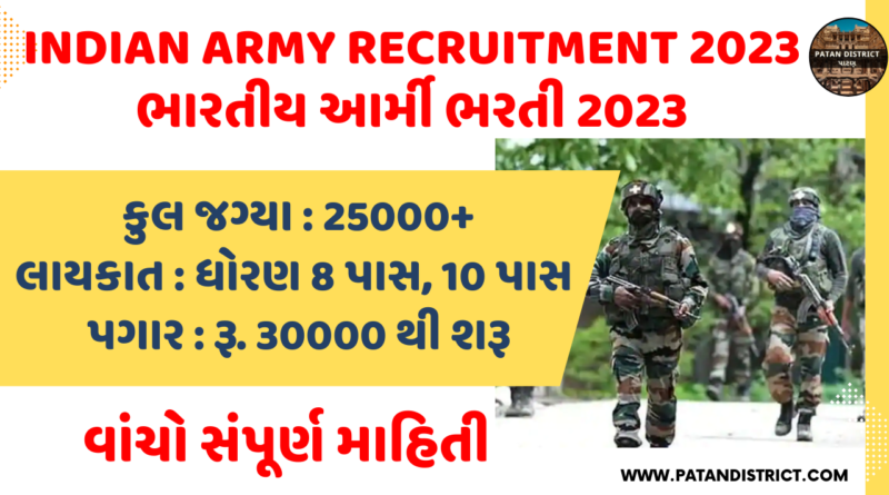 Indian Army Recruitment 2023